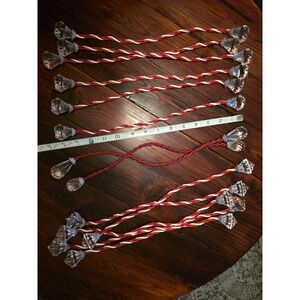 Candy cane striped napkin holders Holiday Decor